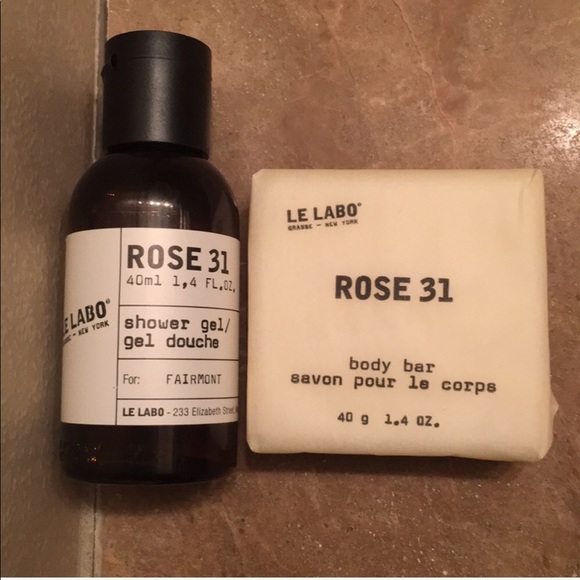 Le Labo Other - Le Labo Rose 31 1.4oz Soap Shower Gel Travel Set